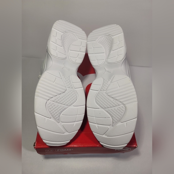 Puma Cilia P Core Low Top Lace Up Sneakers White Junior Size 6C - Picture 7 of 10